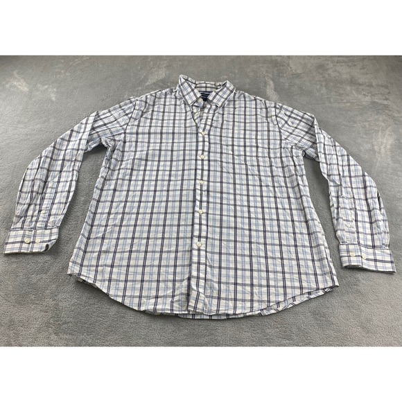 croft & barrow Other - Croft & Barrow Men's L Stretch Button Up Plaid Dress Shirt Long Sleeve